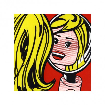 Ragazza specchio - Roy Lichtestein  - Stefano Bolcato - Dedalo Gallery