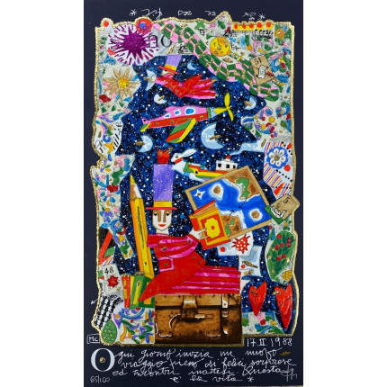 Ogni giorno inizia un nuovo viaggio - Francesco Musante - Dedalo Gallery