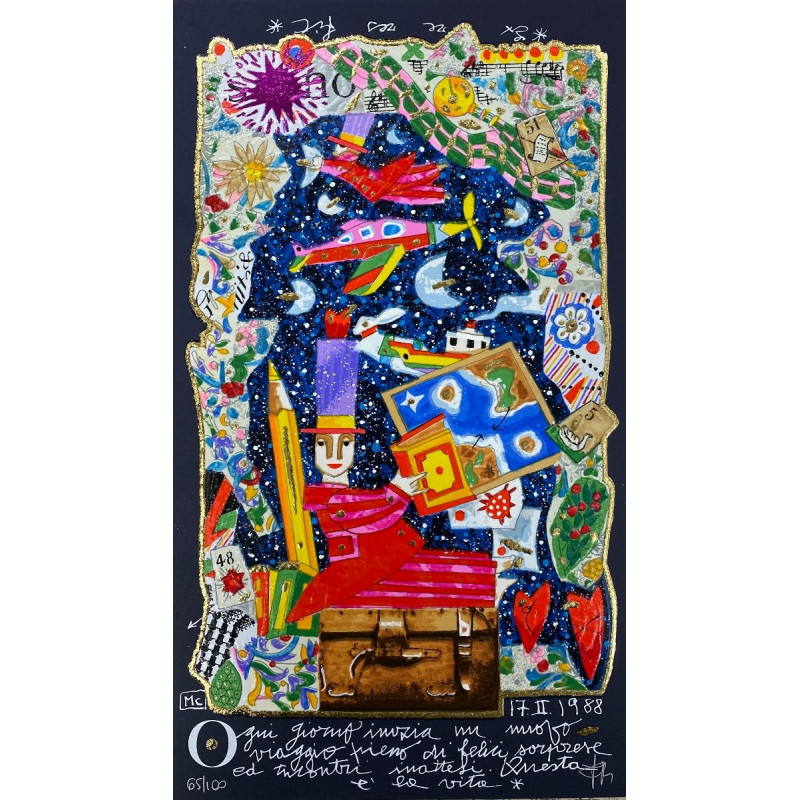 Ogni giorno inizia un nuovo viaggio - Francesco Musante - Dedalo Gallery