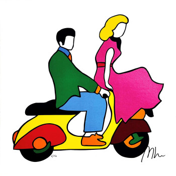 Vacanze romane - Marco Lodola - Dedalo Gallery