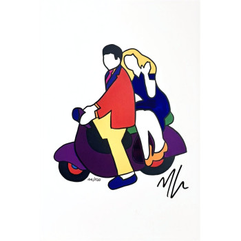 Vespa lover - Marco Lodola - Dedalo Gallery