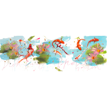 J. Garden Fish trittico - Luca Bellandi - Dedalo Gallery