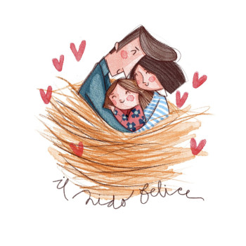 Il nido felice (lei) - Federica Porro - Dedalo Gallery